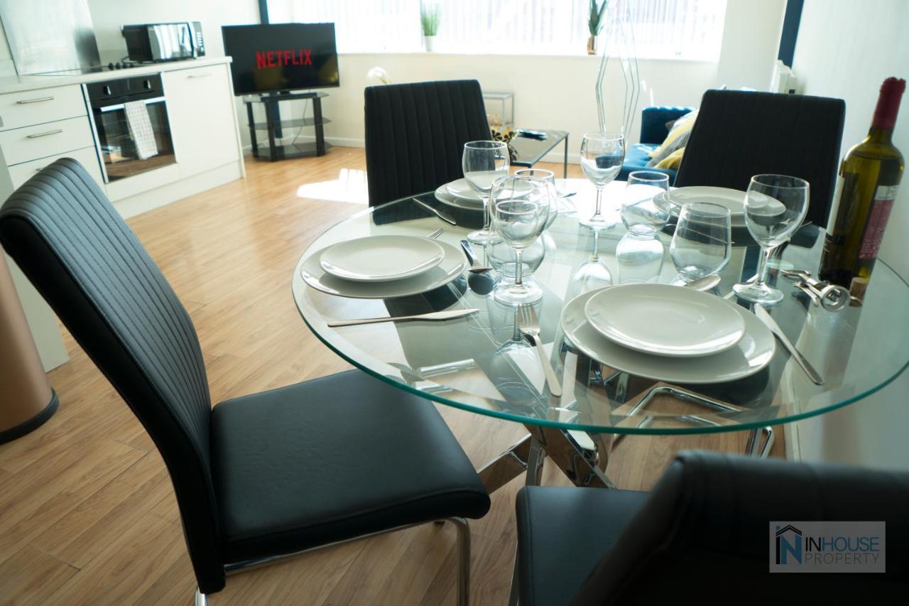 Modern City Centre Apartment Wifi Netflix Nottingham Buitenkant foto